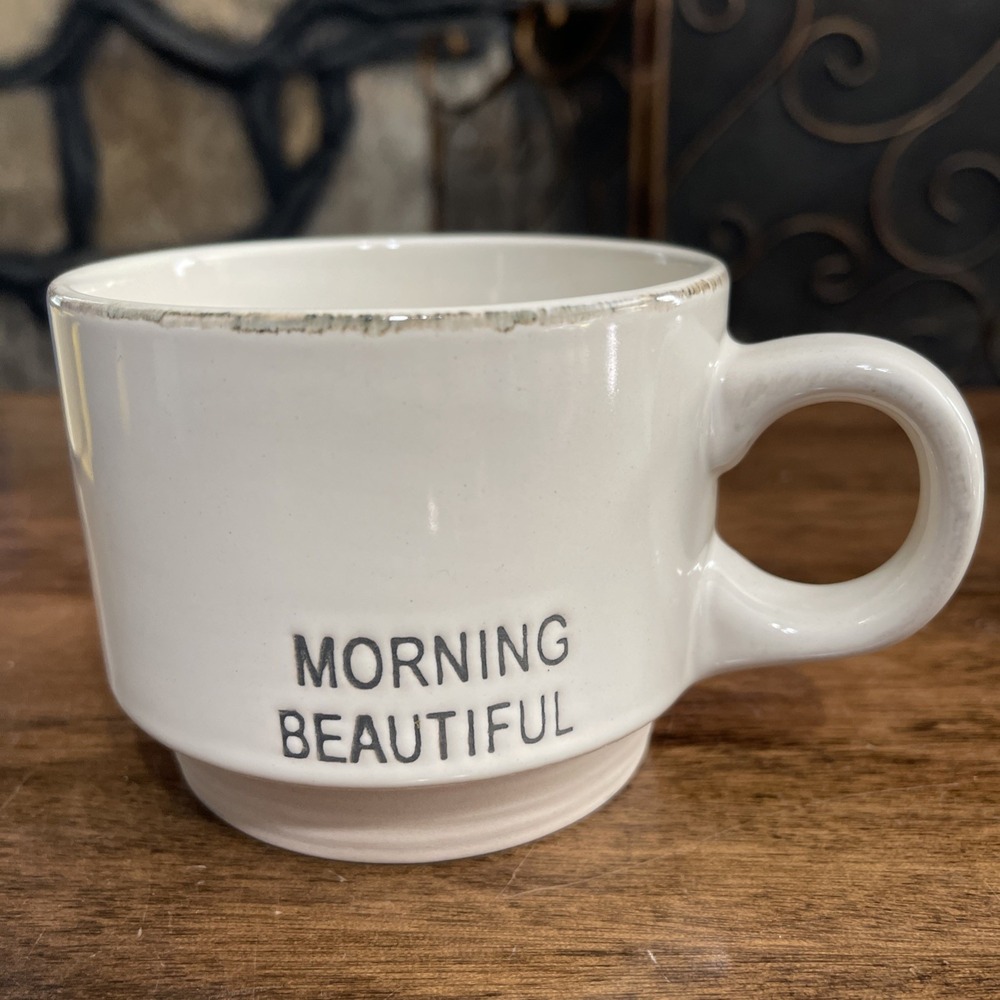 Crofton Morning Beautiful 13 oz coffee tea mug cup stoneware